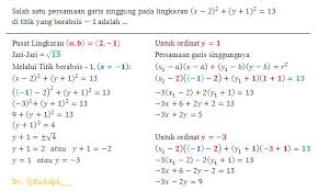Nah, sebelum kita memasuki latihan soalnya, ada baiknya. Soal Lingkaran Hots Kelas 11 Masnurul