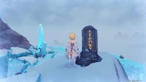 From the waypoint, players must break the scarlet quartz ore nearby and head towards the northwest path. All 8 Dragonspine Stone Tablet Locations In Genshin Impact Snow Tombed Starsilver Claymore Youtube