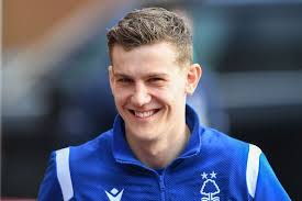 Ryan Yates Nottingham Forest During Fa redaktionelt stock-foto