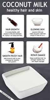 Coconut milk for hair growth: Coconut Milk Beauty Benefits And Uses For Healthy Hair And Skin The Little Shine In 2021 Coconut Milk For Hair Coconut Milk Hair Mask Coconut Milk Benefits