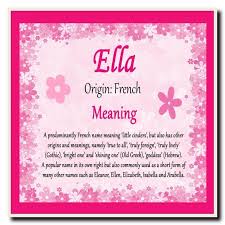 Ella X Names With Meaning Names Meant To Be