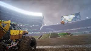 Take your favorite monster truck out of the stadium . Monster Jam Steel Titans On Gog Com