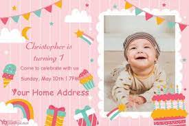 Free birthday invitation card maker with photo & name app allows you to invite your friends and family to your special events through hd greeting card maker. Free Customize Birthday Invitation Card With Photo Frame