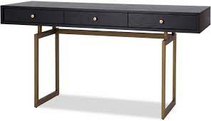 Choose traditional, modern designs or impressive executive desks. Hamilton Contemporary Desk Black Ash Office Desks