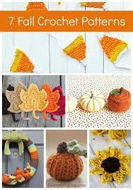 Diy Fall Crochet Patterns 7 Free Designs Everythingetsy Com Fall Crochet Patterns Fall Crochet Patterns Free Holiday Crochet