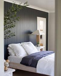It S Surprising How Not Sick Of Tongue And Groove Paneling I Am I Keep Using It In Projects And Am Using I Feature Wall Bedroom Paneling Makeover Home Bedroom