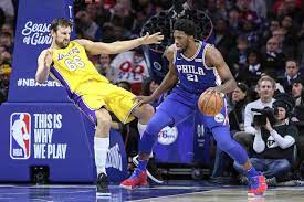 Nba christmas day tv schedule los angeles lakers vs golden state. Sixers Joel Embiid Has A Knack For Dominating The Lakers