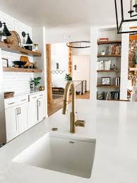 Adding cookbook shelves to kitchen island. Modern Mountain Kitchen Remodel The Cookbook Shelf Plus My Five Favorite Cookbooks Krista Gilbert