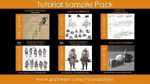 Artstation Tutorial Sample Pack Foundation Art Group Tutorials Tutorial Sample Packs Foundation