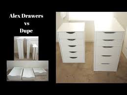 Ikea Alex Drawers Vs Dupe From Michaels I Have Both Very Detailed Comparison Youtube Ikea Alex Drawers Diy Makeup Vanity Ikea Ikea Alex