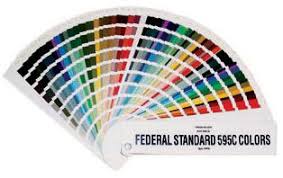 Federal Standard Color Chart The Feds Pantone Guide