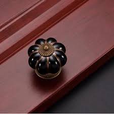 40mm Potiron Poignee Bouton 10 Pcs Armoire Meubles Bouton Poignee Porte Meubles Boutons Ceramique Porcelaine Mobilier De Salon Bouton De Meuble Poignee De Porte