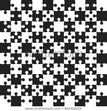 Black And White Puzzle Images Square Black White 100 Pieces Background Puzzle Jigsaw Banner Vector Illustration Template Puzzle Game Mosaic Tiles Puzzles Pieces Children Backg