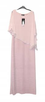 SUKIENKA SZYFONOWA MAXI FRANK LYMAN RÓŻOWA 46