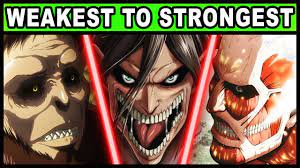 He currently holds the powers of 3 titans and ymir's powers. The 9 Titan Shifters Ranked From Weakest To Strongest Attack On Titan Shingeki No Kyojin Youtube