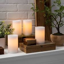 Hudson 43 grey distressed w led sm jo. Flameless Candles Battery Candles Target