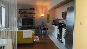 One Room Living A Really Attractive Multipurpose Kitchen Living Room Bedroom Tiny Living Rooms Small Apartment Living Room Living Room And Kitchen Design