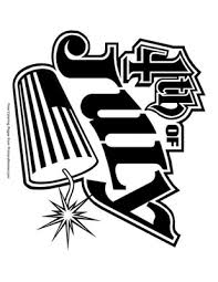 Color by letter, color by sight word & more! 4th Of July Coloring Page Free Printable Pdf From Primarygames