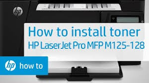 Описание:laserjet pro mfp m125/­126 series pclm print driver for hp laserjet pro m125nw the driver installer file automatically installs the pclm driver for your printer. Installing Toner In The Hp Laserjet Pro Mfp M125 128 Printer Series Hp Printers Hp Youtube