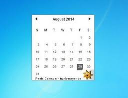Peets Calendar Windows 7 Desktop Gadget Calendar Desktop Gadgets Time Management Software