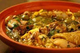 Moroccan Chicken With Lemon And Olives Recipe Tagine Recipes Chicken Tagine Moroccan Dishes