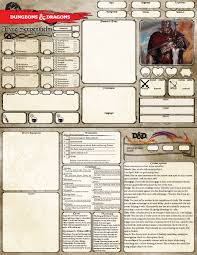 5e compact character sheet dungeon masters guild drivethrurpg com