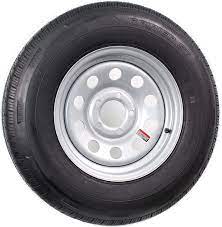 Amazon Com Radial Trailer Tire Rim St205 75r14 205 75 14 14 5 Lug Wheel Gray Grey Modular Automotive