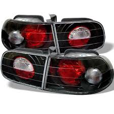 Spyder Auto Honda Civic 92 95 3dr Euro Style Tail Lights Black Honda Civic Tail Light Honda