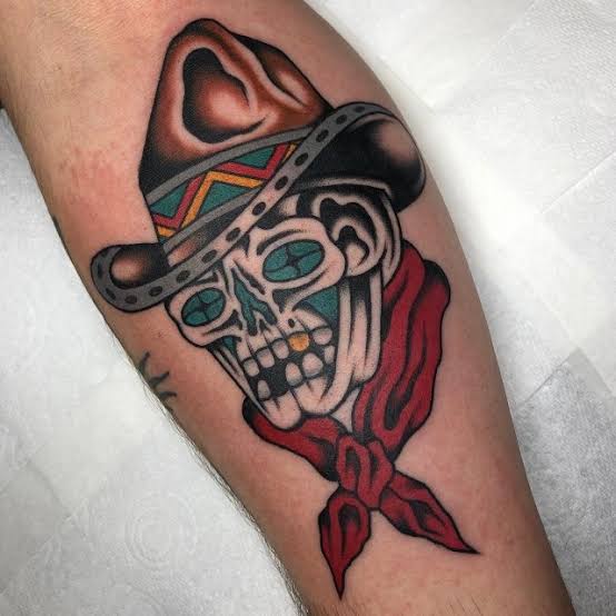 Traditional Skull Tattoos - Cloak and Dagger Tattoo London