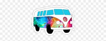 Marshall astor from san pedro, united states. Vw Rainbow Hippie Bus Sticker Vw Bulli Sticker Free Transparent Png Clipart Images Download
