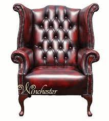 Check spelling or type a new query. Chesterfield 1780 S Queen Anne High Back Wing Chair Uk Manufactured Antique Oxblood Leather Sofas Traditional Sofas