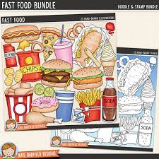 Maybe you would like to learn more about one of these? Fast Food Clip Art And Line Art Bundle