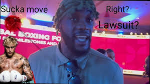 Where's that energy for Jake Paul since he threatened to sue Wilder