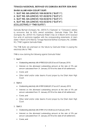 Listed on the main board of bursa malaysia with almost rm87 billion in assets, the company's more than 33,500 employees serve an estimated 8.3 million customers in peninsular malaysia, sabah and labuan. 2