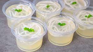 10 Min Coconut Dessert In Cup Coconut Pudding Recipe Thai Dessert Pudding Recipes Coconut Pudding Desserts