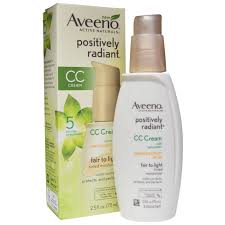 Aveeno Positively Radiant Cc Cream Spf 30 Fair To Light 2 5 Fl Oz 75 Ml Iherb