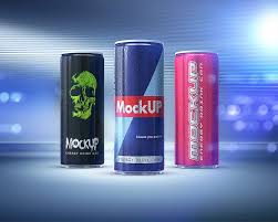 Energy Drink Can Mockup 6 Energy Drink Can Canning Drinks