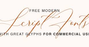 Каллиграфические и скриптовые шрифты с кириллицей. Free Modern Script Fonts With Stylish Glyphs For Commercial Use