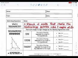 You may not be able to get in some stress. Precalc Trig Notes Fill Out Youtube