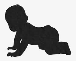 Clipart, white, black, outline, baby, baby white, baby black, crawling pictures, crawling coloring, the baby crawls pencil drawing, kid drawing pencil for kids, baby crawling coloring image with noncommercial license. Baby Crawling Silhouette Silhouette Of A Baby Crawling Png Image Transparent Png Free Download On Seekpng