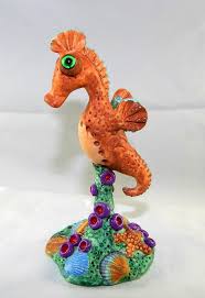 Light flavors, perfect for grilling season and beyond! Orange Seahorse Polymer Clay Superstore