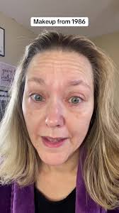 Vintage Makeup Look from 1986