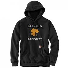 Carhartt Guinness Loose Fit Midweight Graphic Sweatshirt Black Ro 75 00