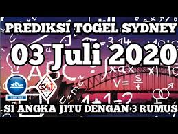 Prediksi Sydney Hari Ini 03 Juli 2020 Bocoran Sydney Hari Ini Paito Youtube