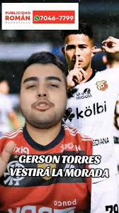 GERSON TORRES, VESTIRÁ LA MORADA 😏⚽🇨🇷 #saprissa #alajuelense #herediano  #futbol #costarica