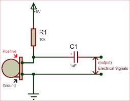 Electret Condenser Microphone Pinout Features Datasheet Microphone Diy Guitar Amp Electronic Schematics