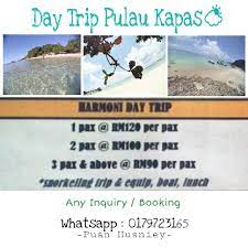 Dapatkan pakej pulau perhentian 2018 antaranya pakej 3 hari 2 malam atau 4 hari 3 malam snorkeling dan tanpa snorkeli… dapatkan promosi pakej pulau perhentian 2018. Pakej Pulau Kapas Yang Berbaloi 2017 Husniey Husain