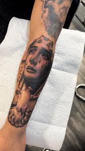 Weeping Mary tattoo