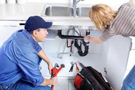 Plumbing work closeup