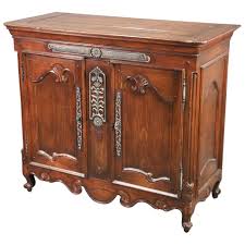 LaBarge Solid Oak French Louis XV Country Style Buffet Server at 1stDibs